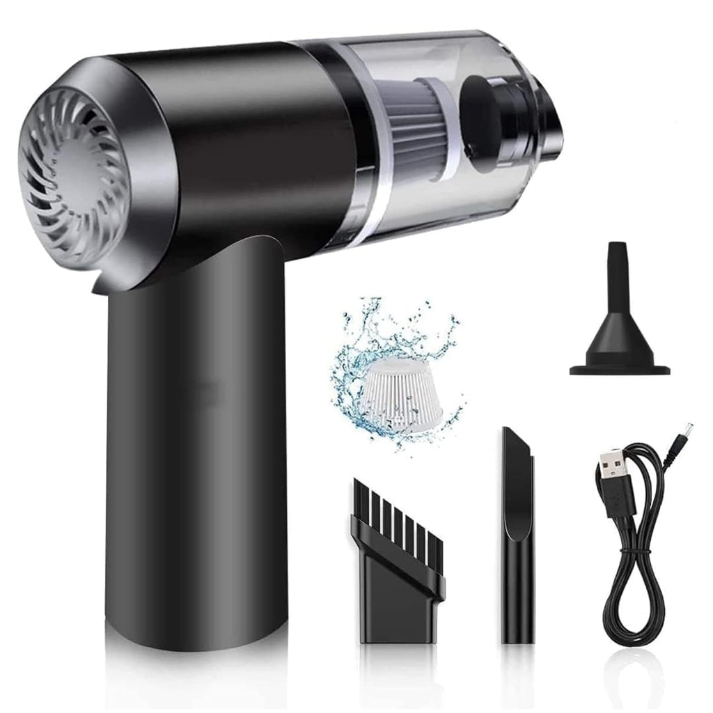 3 in 1 Mini Car Vacuum – Wireless, Rechargeable, Blower & Dust Cleaner for Car & Home