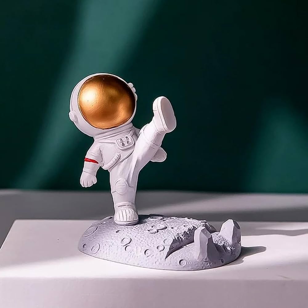Astronaut Mobile Phone Holder Stand for Desk | Cute Space Theme Decor Gift