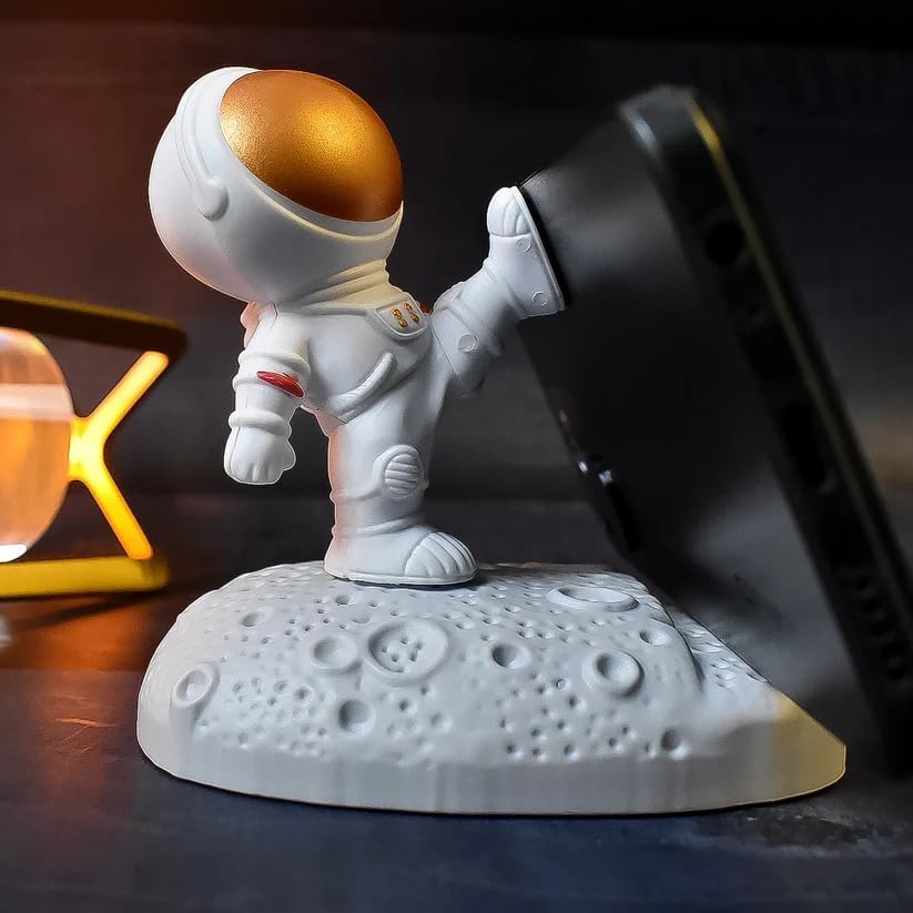 Astronaut Mobile Phone Holder Stand for Desk | Cute Space Theme Decor Gift