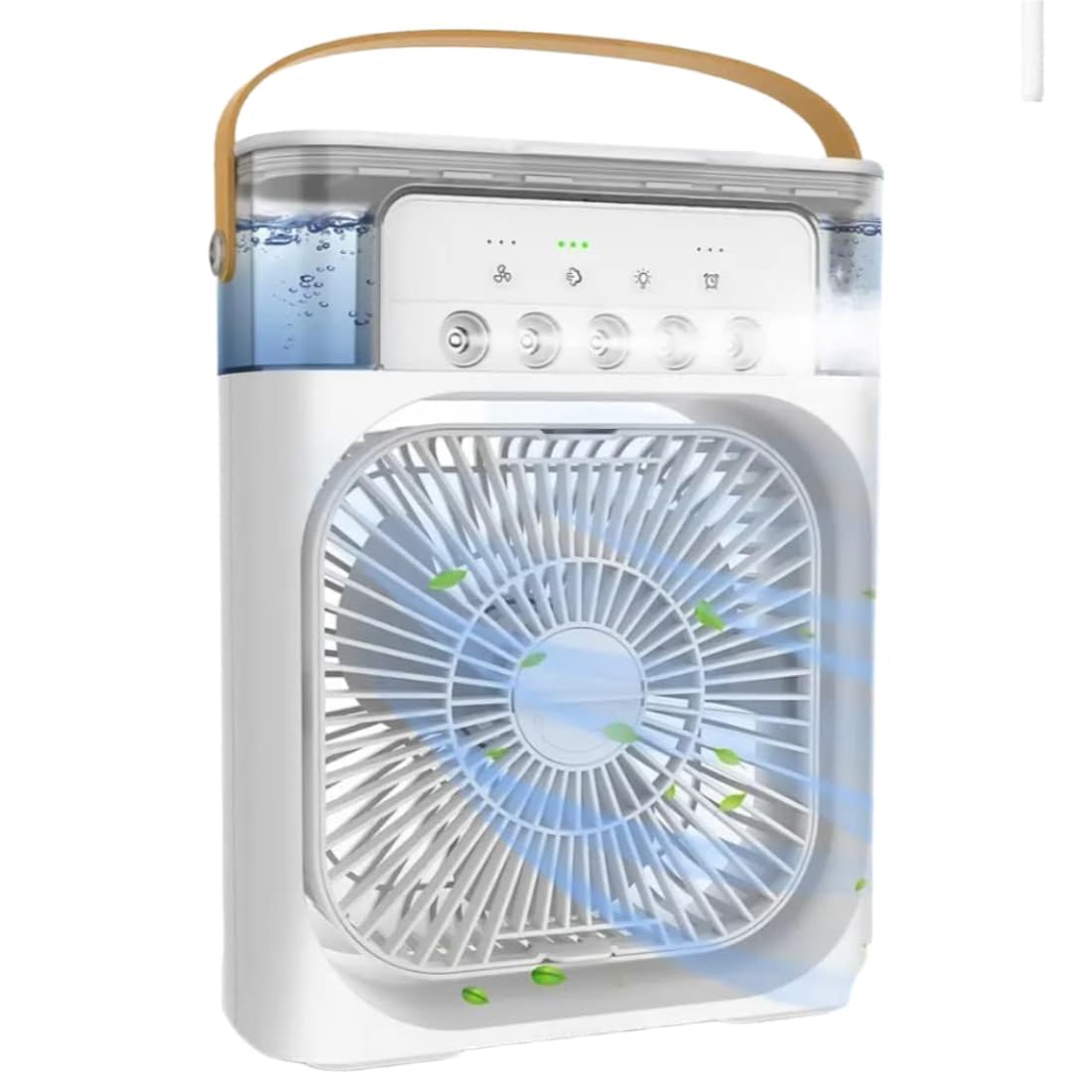 Portable Air Cooler Fan with 7-Color Light – Personal AC Fan
