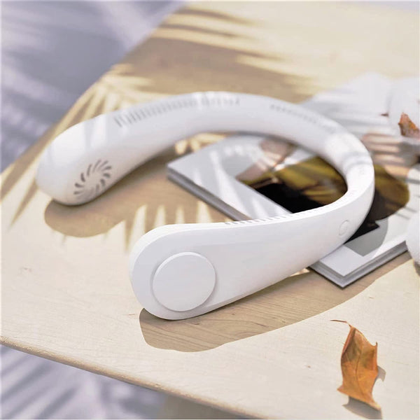Portable Neck Fan: Holiday Hands Free Bladeless Neck Fan