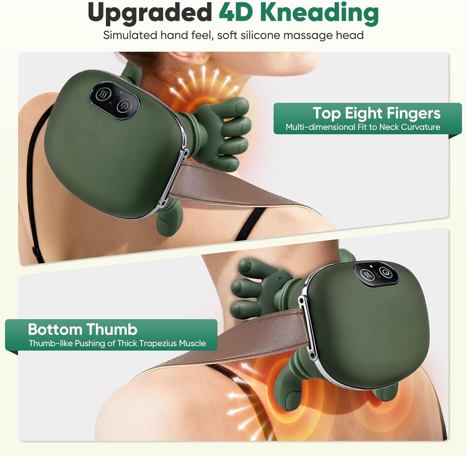 Massager, Massage Machine For Body Pain, Head Massager For Scalp, Shoulder Massager, Scalp Massager, Heated Massager, Shoulder and Neck Massage, Pain Relief