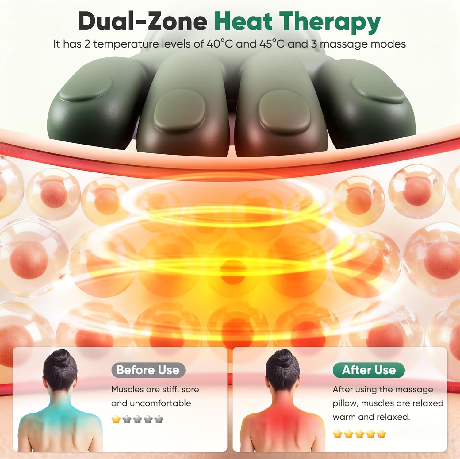 Massager, Massage Machine For Body Pain, Head Massager For Scalp, Shoulder Massager, Scalp Massager, Heated Massager, Shoulder and Neck Massage, Pain Relief