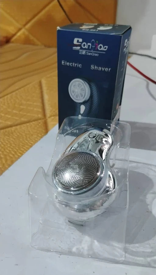 Portable Electric Rechargeable Mini Shaver Compact Beard Trimmer (1 Set)