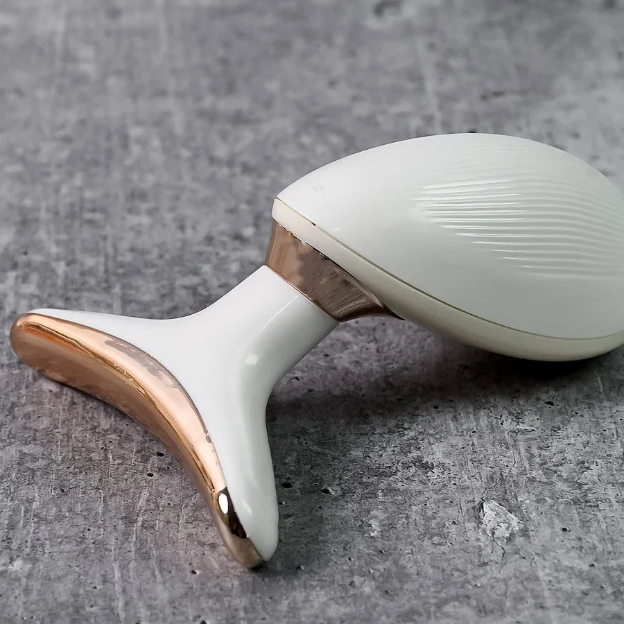 Face and Neck Massager Tool for Skin Tightening, Wrinkle Remover, Double Chin Reducer, Anti-Aging, Portable Rechargeable Beauty Device