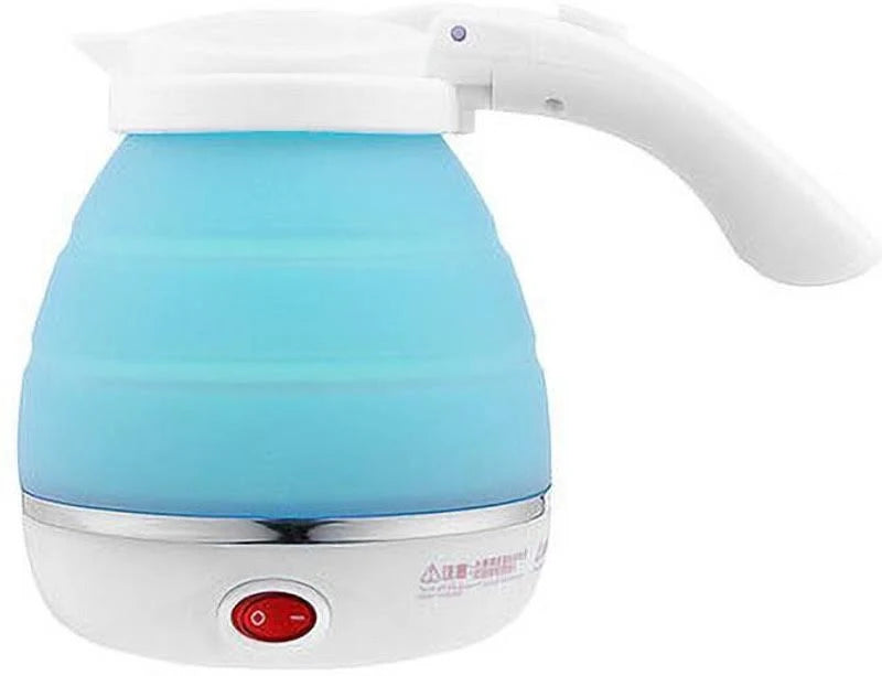 Silicone Foldable Collapsible Electric Water Kettle Camping Boiler