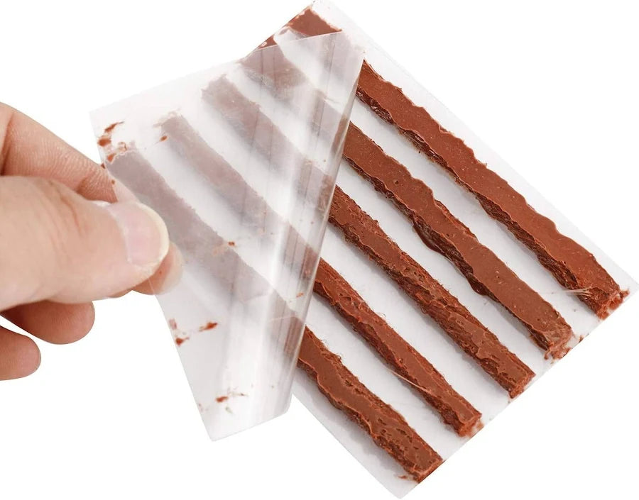 Tire Repair Strings Rubber Strips For Cars & Bike (10 Pcs Set )