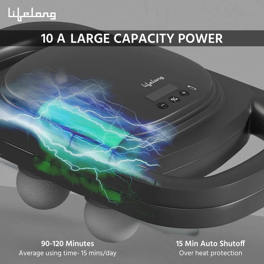 Four Headed Massager Gun | 4 Heads Massage Gun | Four Headed Massage Gun | 4 Heads Massager Gun | Rechargeable Massager for Full Body | 4 Head Massage Gun | Deep Tissue Massage Gun