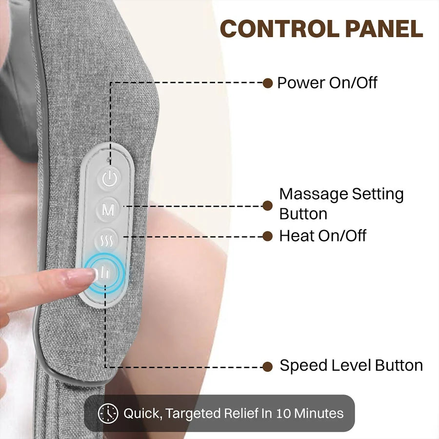 Adjustable Neck & Shoulder Massager Medium Belt (1 Pc)
