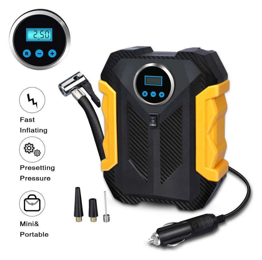 Portable Electric Car Air Compressor Pump for Car and Bike Tyre