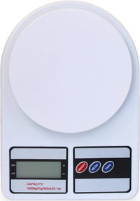 Glun Weight Machine for Kitchen, Digital Scale with LCD Display, Scale for Home Baking, Cooking & Balance Diet. Weighing Machine with capacity 10Kg with back light